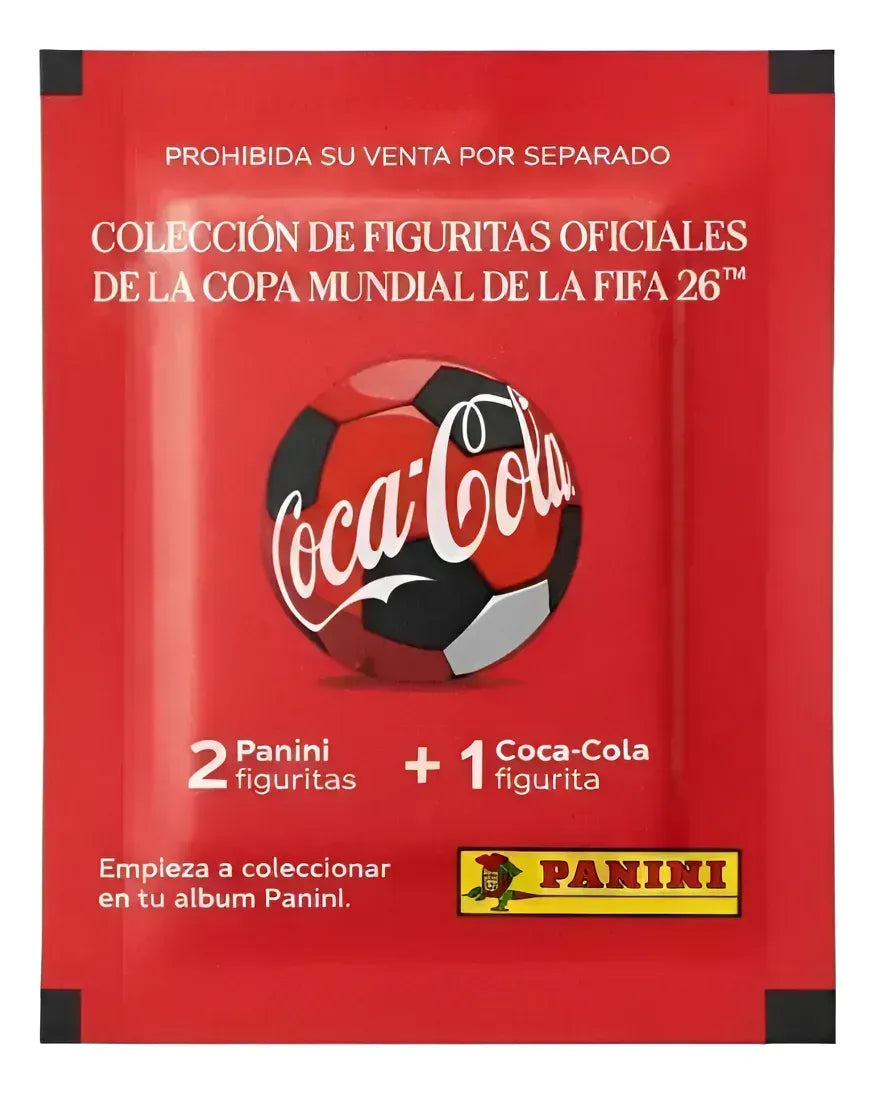 Estampas La Copa del Mundo 2026 Coca Cola — Paquete Completo (20 Sobres).