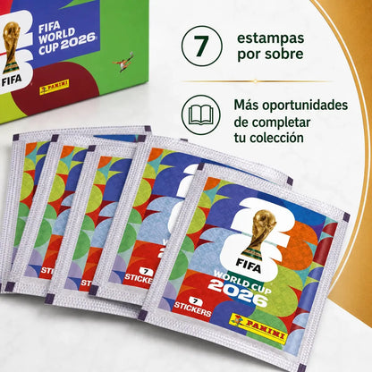 Caja Panini 100 Sobres 700 Estampas Mundial Fifa World Cup