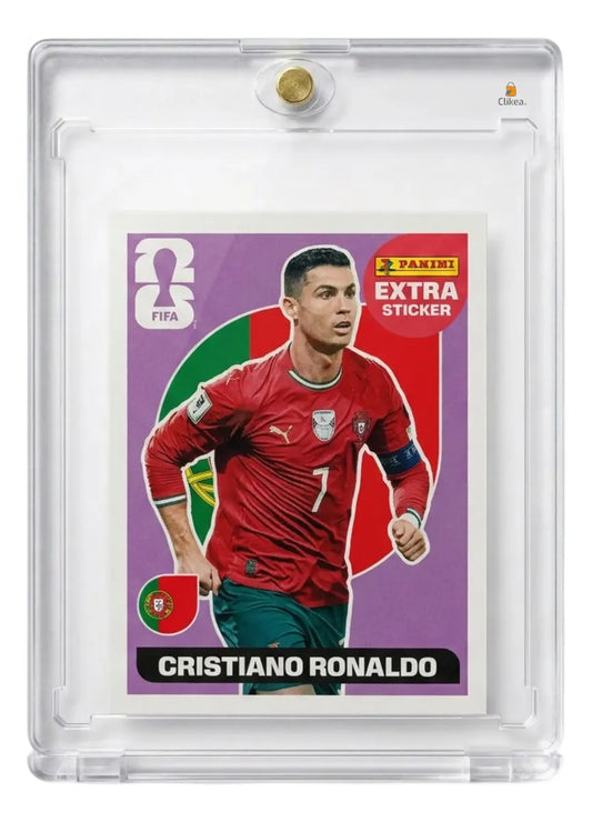Extra Sticker Cristiano Ronaldo Morado Panini Mundial 2026