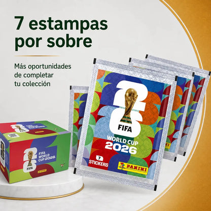 Caja Panini 100 Sobres 700 Estampas Mundial Fifa World Cup