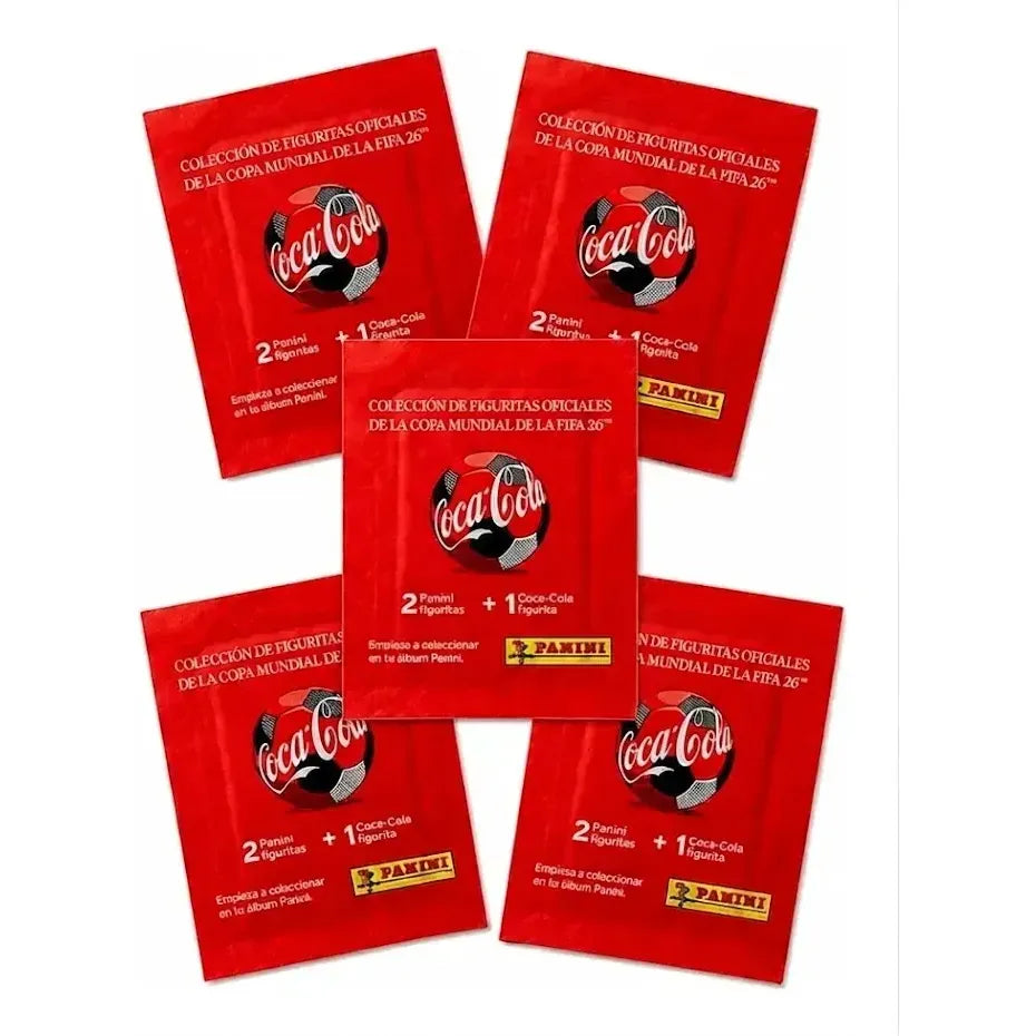Estampas La Copa del Mundo 2026 Coca Cola — Paquete Completo (20 Sobres)
