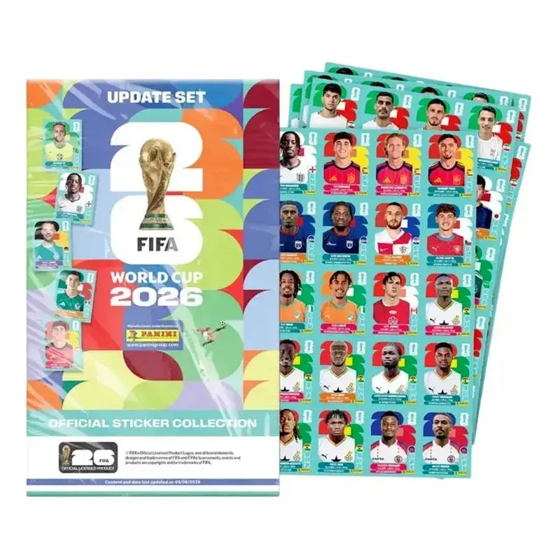 Set De Actualización Del Album Copa Mundial 2026 Panini Copa Mundial 2026 Set De Actualización